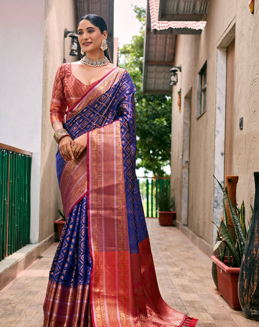 Banarasi Handloom - Royal Azure